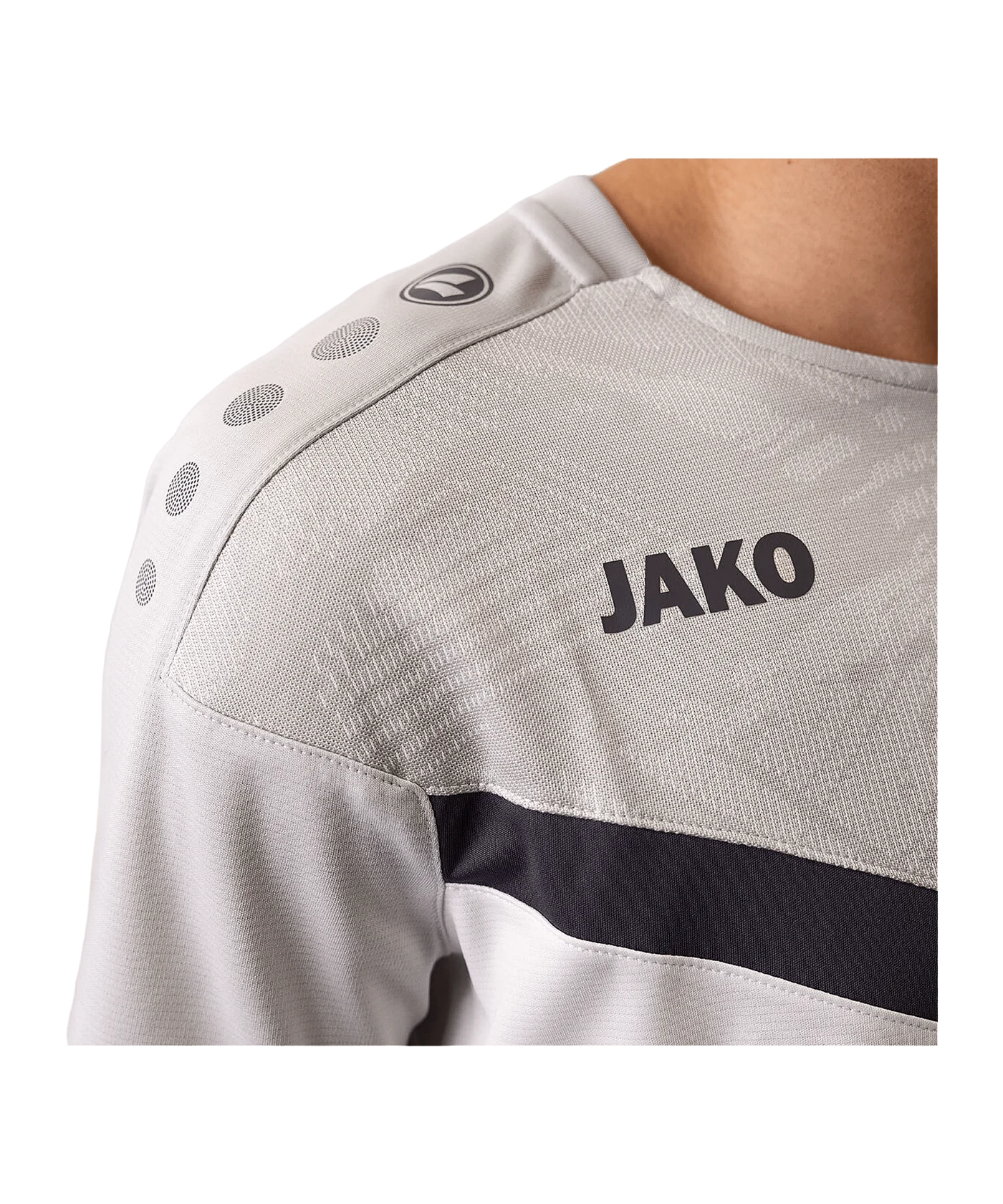 JAKO Iconic T-Shirt Weiss Grau F016