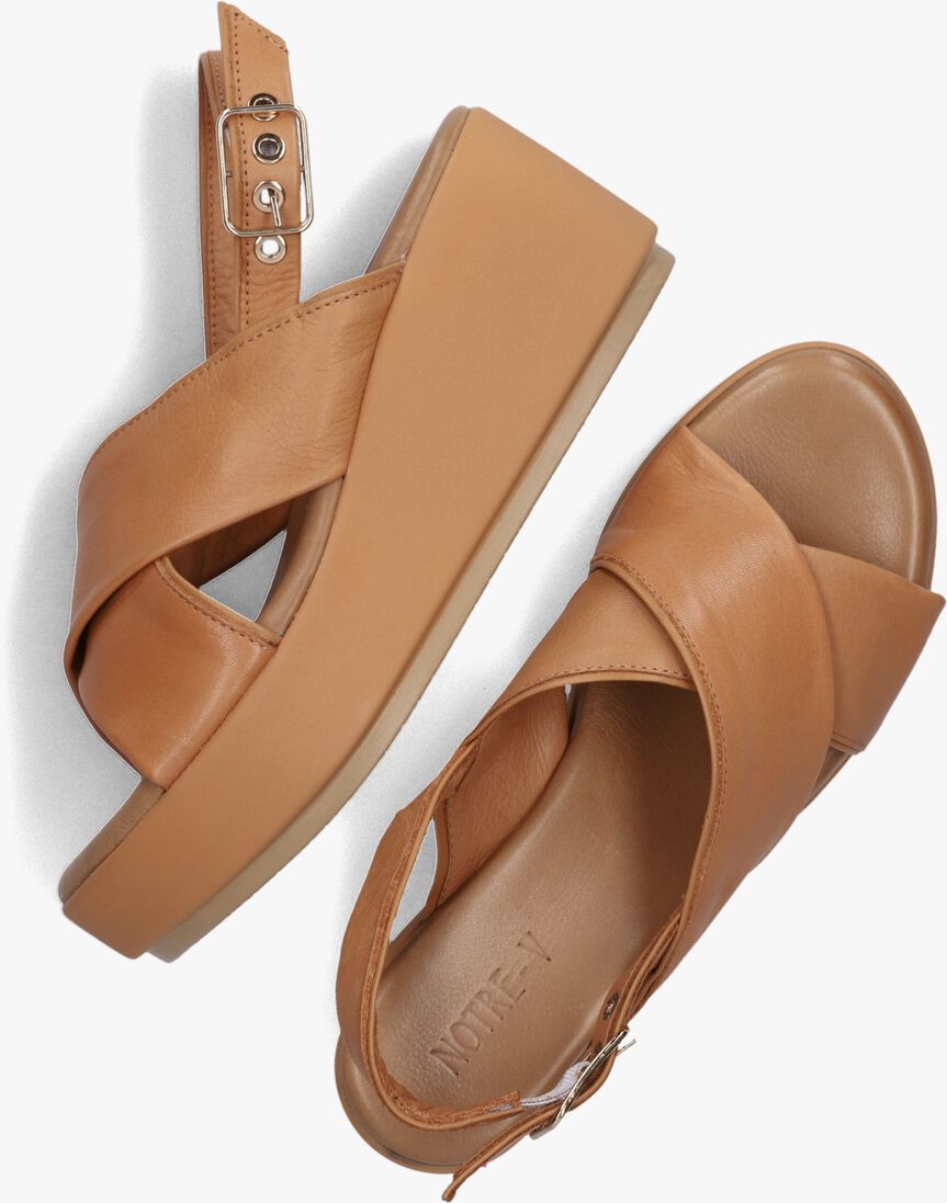 NOTRE-V camel notre-v sandalen 123096