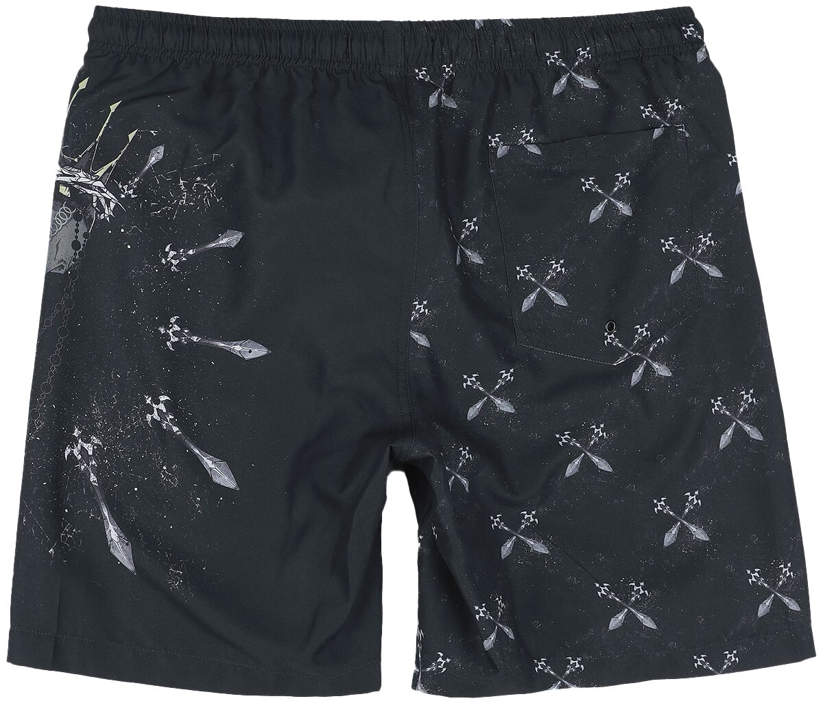 Short de Bain - Skull King & Sabres | Rock Rebel by EMP Short de bain