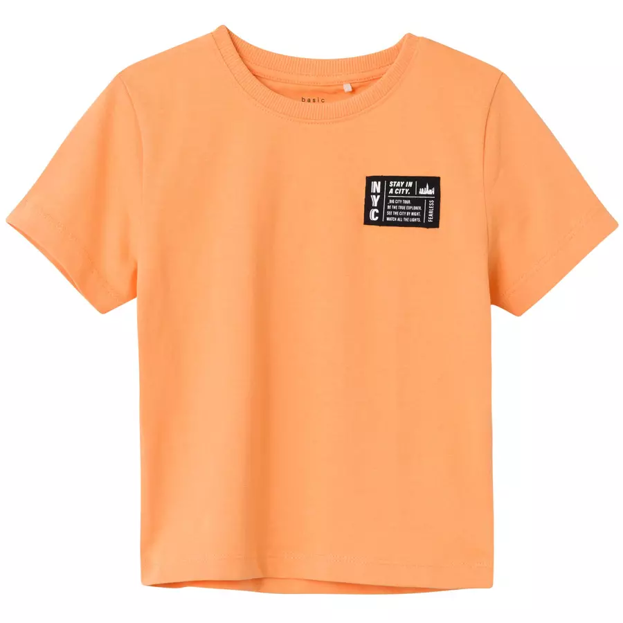 name it T-Shirt Nmmvector Mock Orange