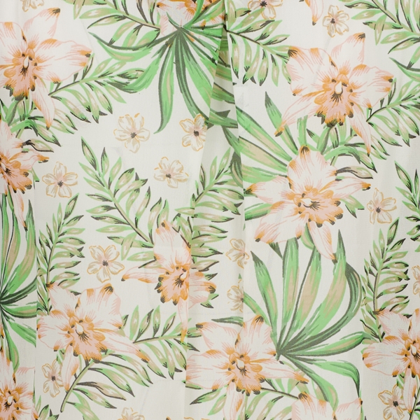TwoDay dames blouse groen met bloemenprint