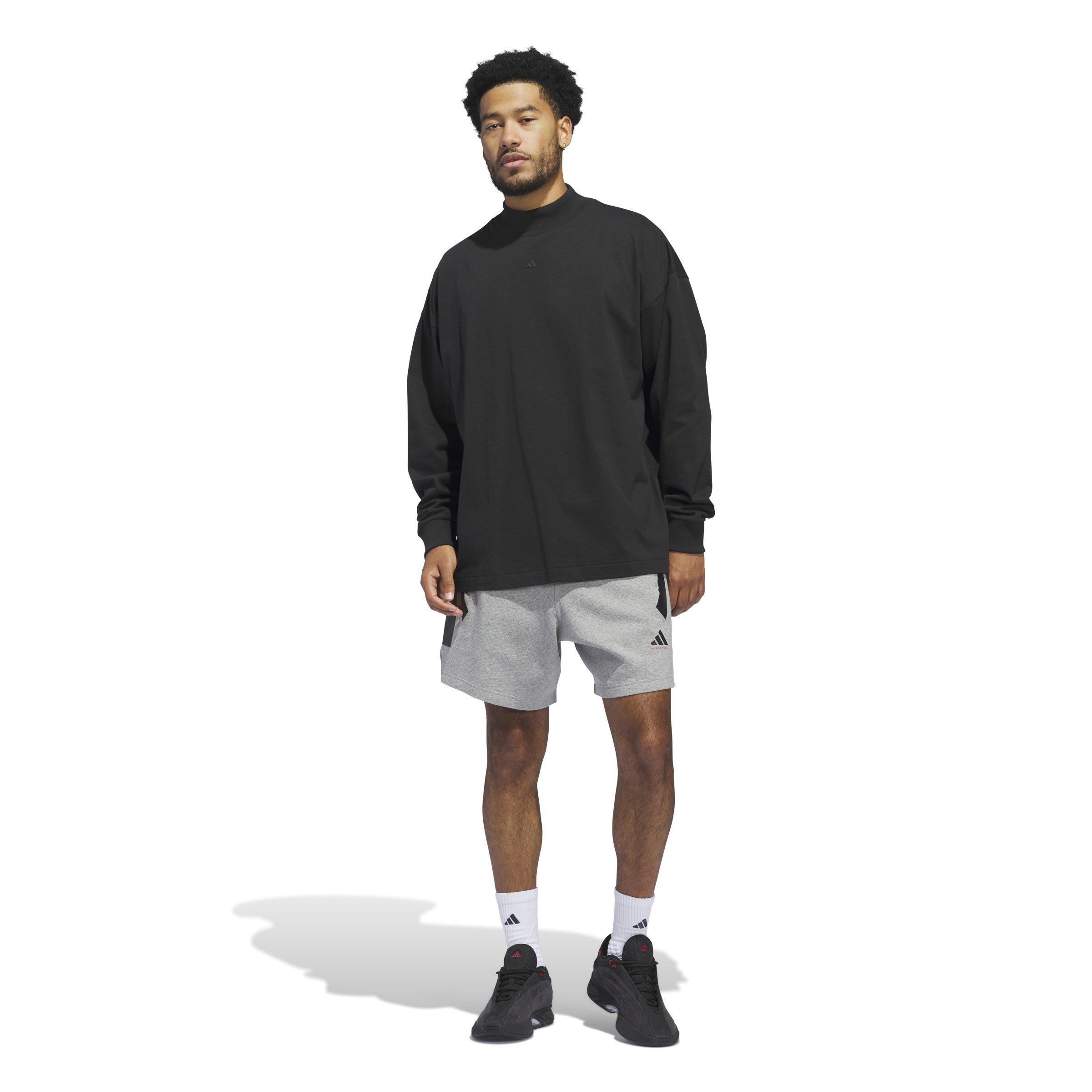 adidas Basketball Long Sleeve T Shirt Unisex Adults