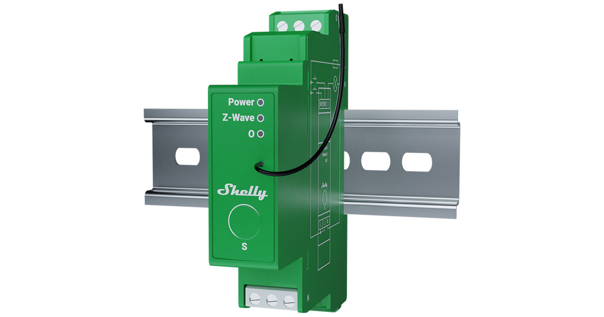 ShellyWave Pro Dimmer 1PM  (Groen)