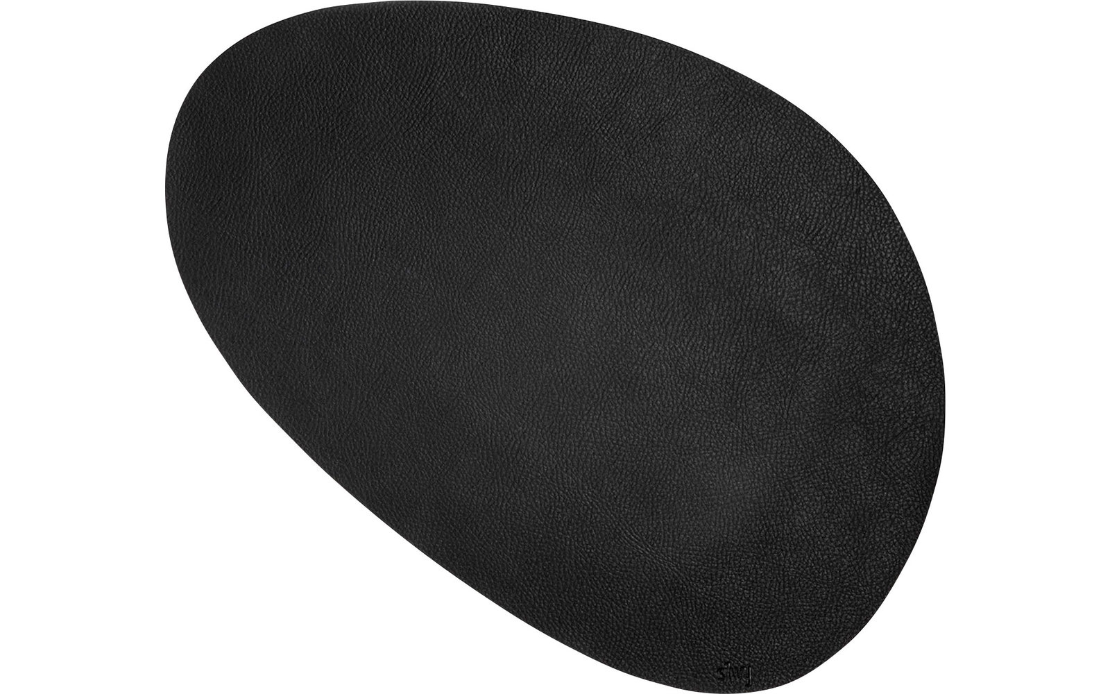 silwy® Magnet-Platzset mit Ledercoating groß schwarz