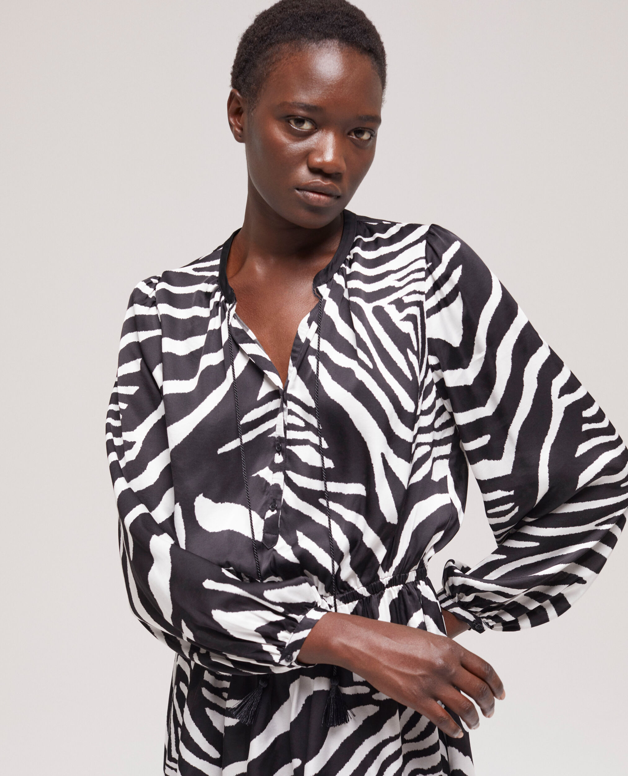 Robe courte imprimée