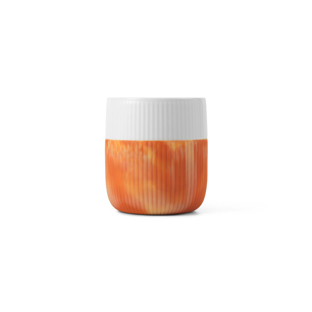 Royal Copenhagen  Riflet Contrast Marble krus, Warm Ochre - 35 cl.