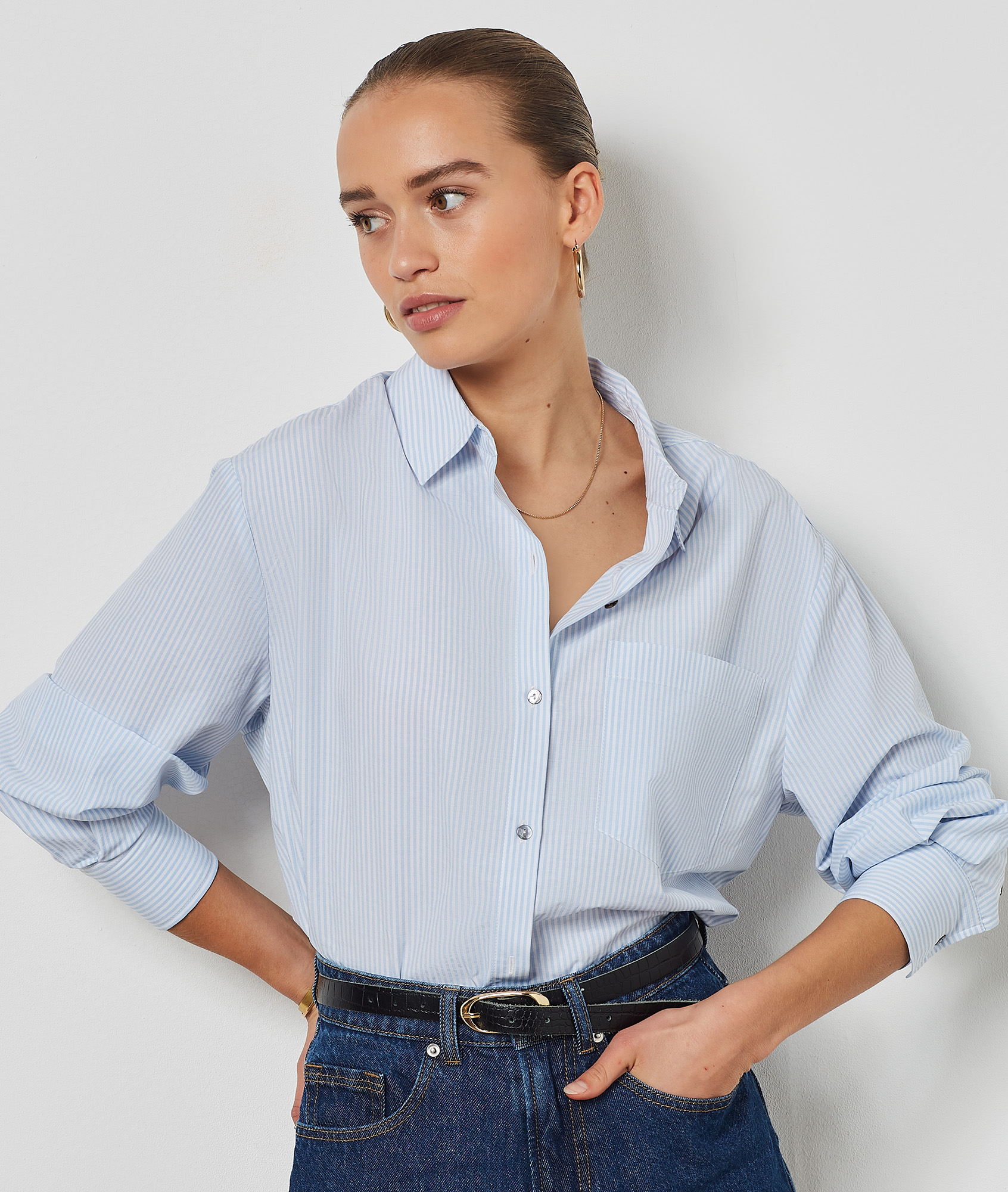Chemise à rayures