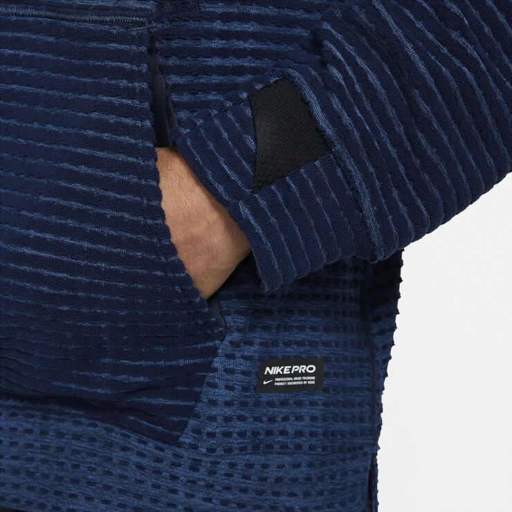 Nike Pro Therma-FIT ADV hættetrøje Blå