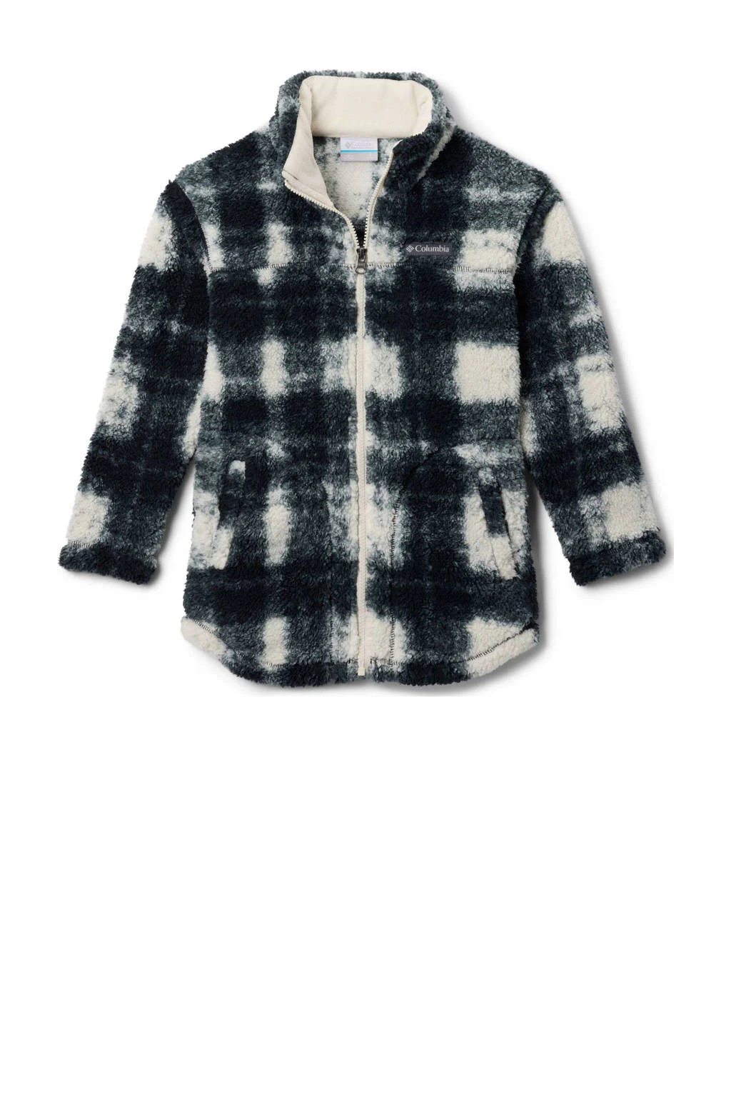 Columbia fleece jack West Bend zwart/wit