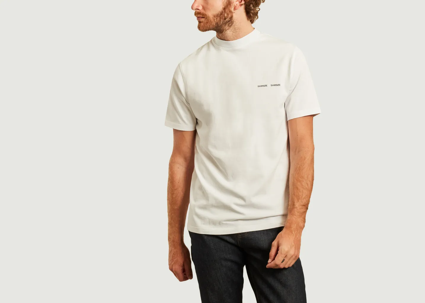 T-shirt siglé en coton bio Norsbro Samsoe Samsoe