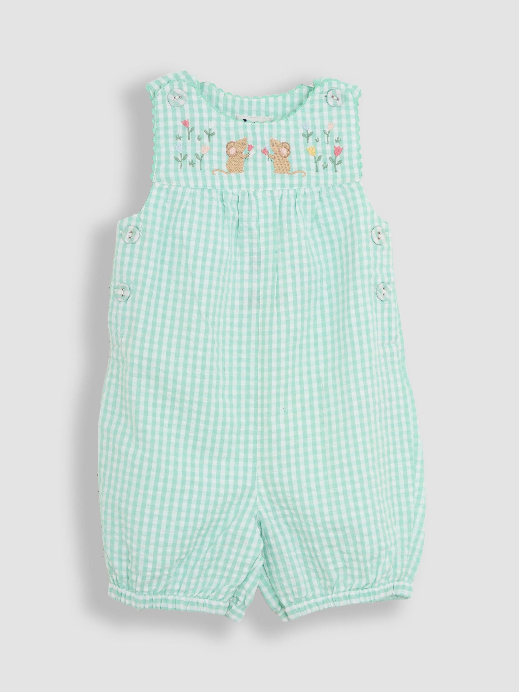 JoJo Maman Bébé tuinbroek met applicatie