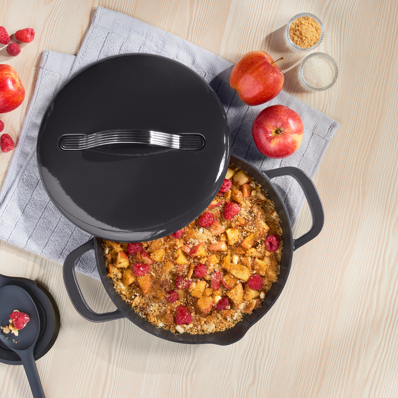 Cast Iron Bratpfanne 26 cm Die Neue aus emailliertem Gusseisen