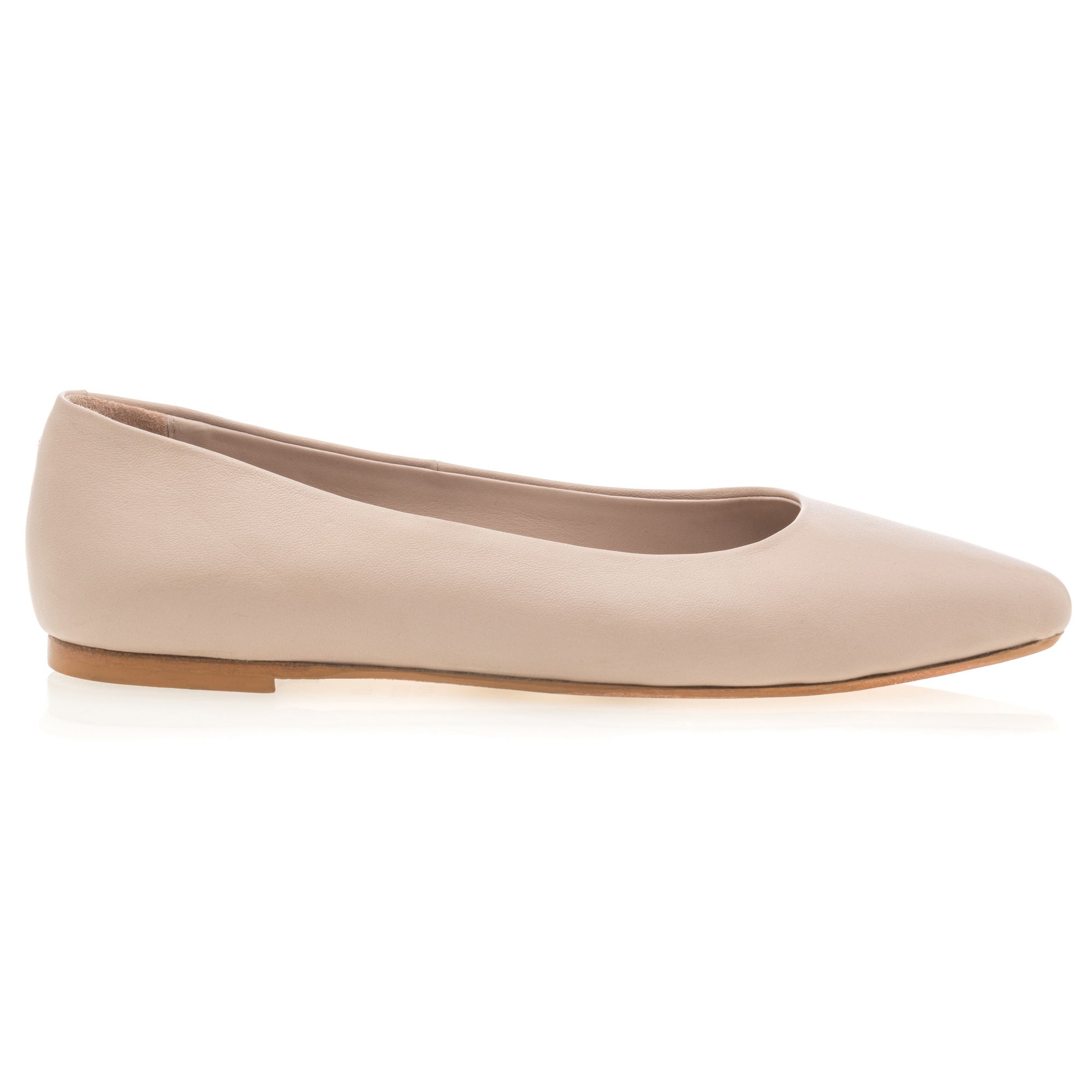 Ballerines Femme en cuir neutre