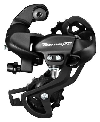 SHIMANO Dérailleur Arrière 7/8 Vitesses Tourney Tx800 With Pad Mount - Noir