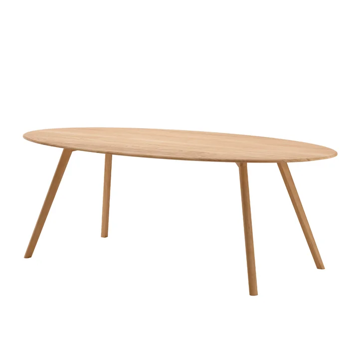 OUT Objekte unserer Tage - Meyer Tisch Rounded Large 200 x 92 cm, Eiche gewachst