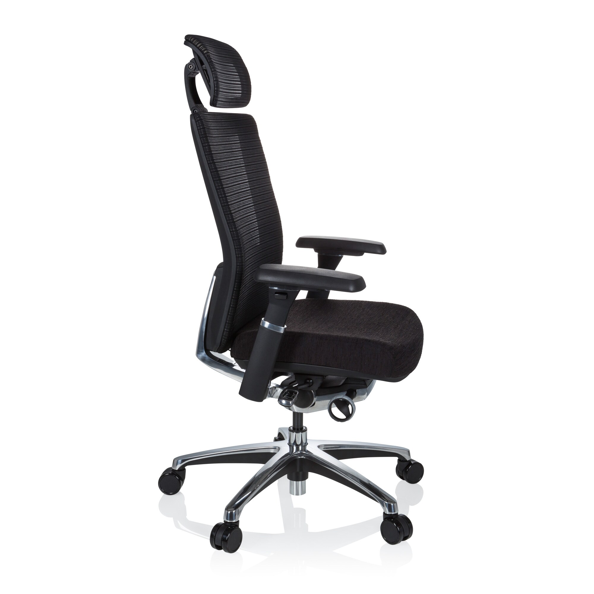 High End Bürostuhl NOVA PRO I Stoff/Netzstoff mit Armlehnen hjh OFFICE