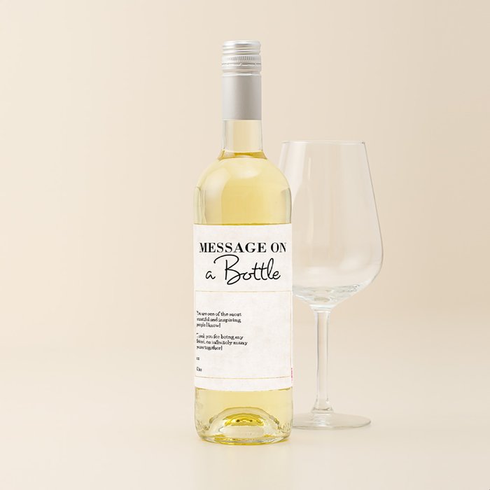 Condado Real | Verdejo - Viura | Message met eigen tekst | 750 ml