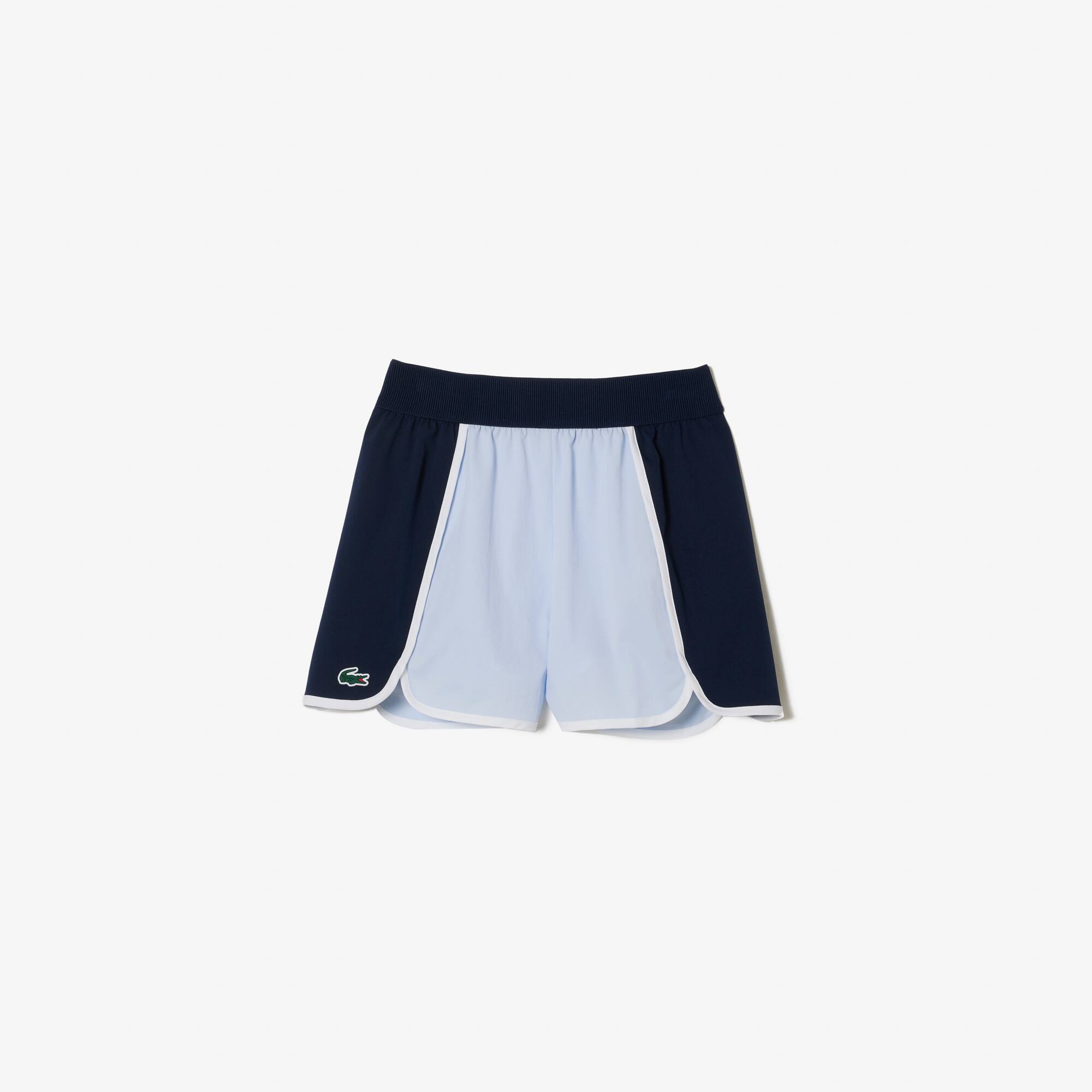 Short Sport color-block Ultra-Dry stretch Shorts - Bleu - Lacoste - Femme