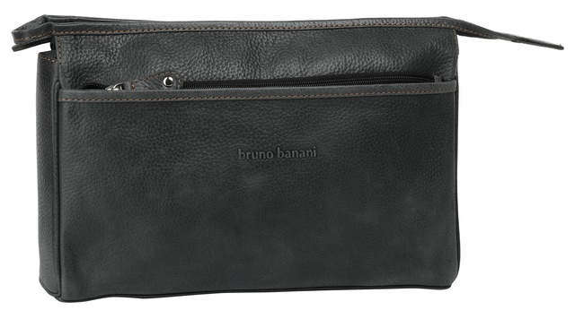 Bruno Banani Kulturbeutel echt Leder