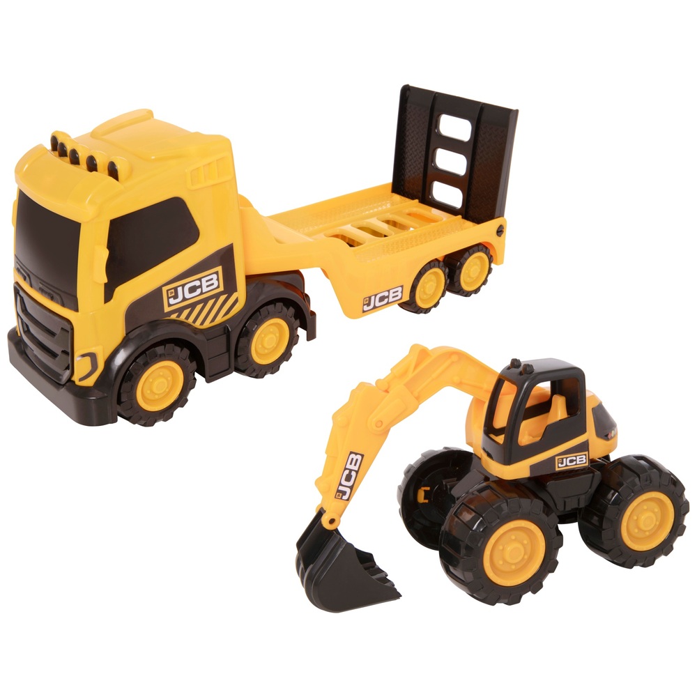 Teamsterz JCB Mega-Transporter mit Bagger