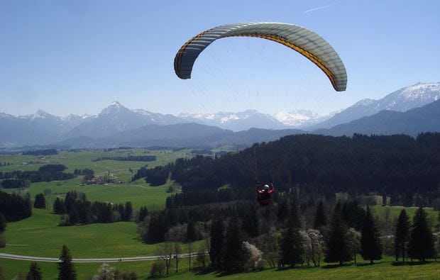 Gleitschirmfliegen Grundkurs in Marktoberdorf