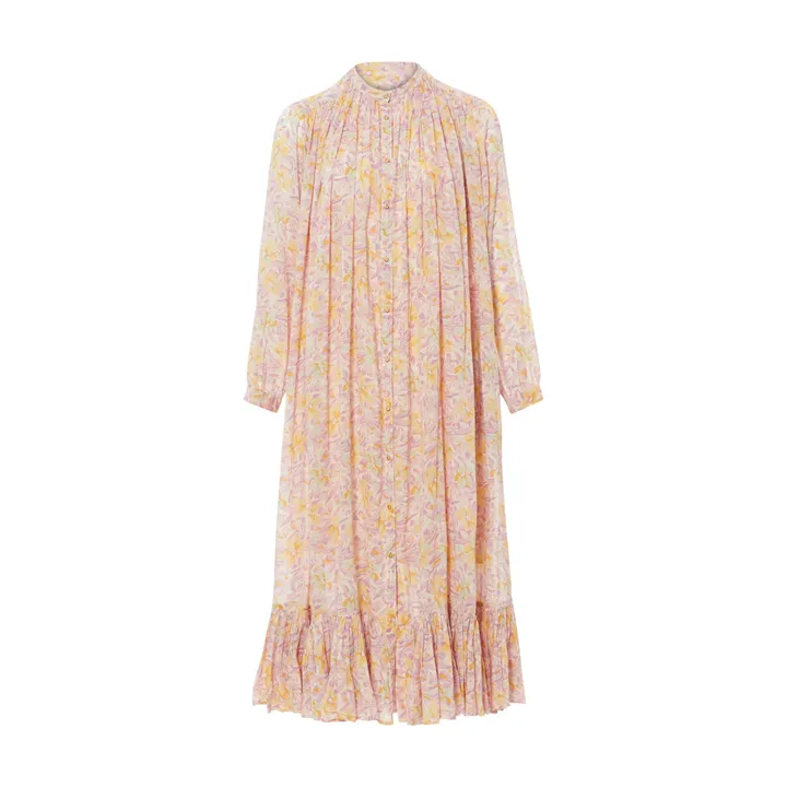 Laurence Bras Robe Pipe Imprimée | Rose