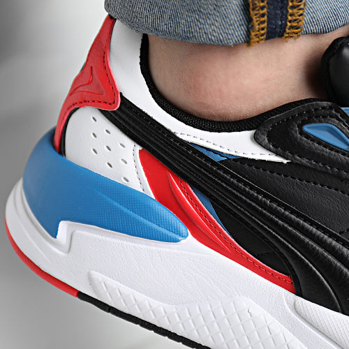 Baskets X-Ray Speed SL 384844 Black Red Puma White Blue