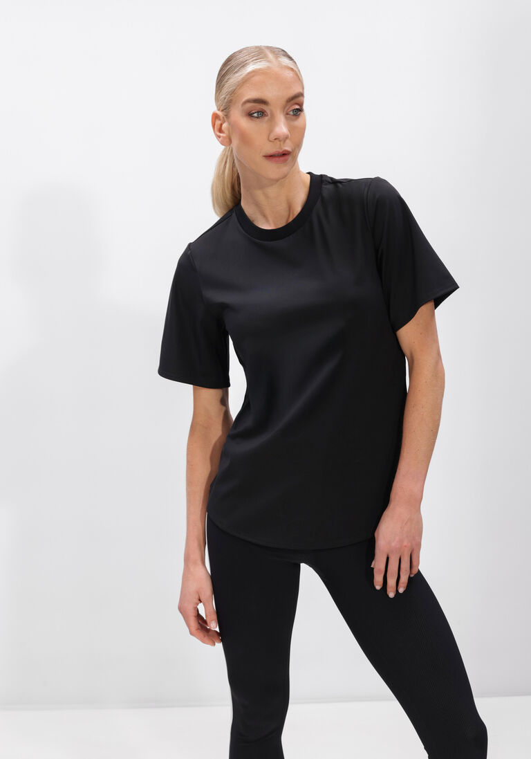zwarte house of gravity t-shirt active basic tee