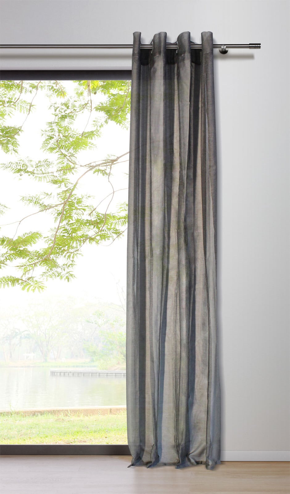 my deco Ösenschal SOFT 135 x 300 cm taupe