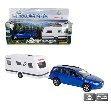Van Manen Volvo V70 mit Dethleffs Caravananhänger, 30 cm