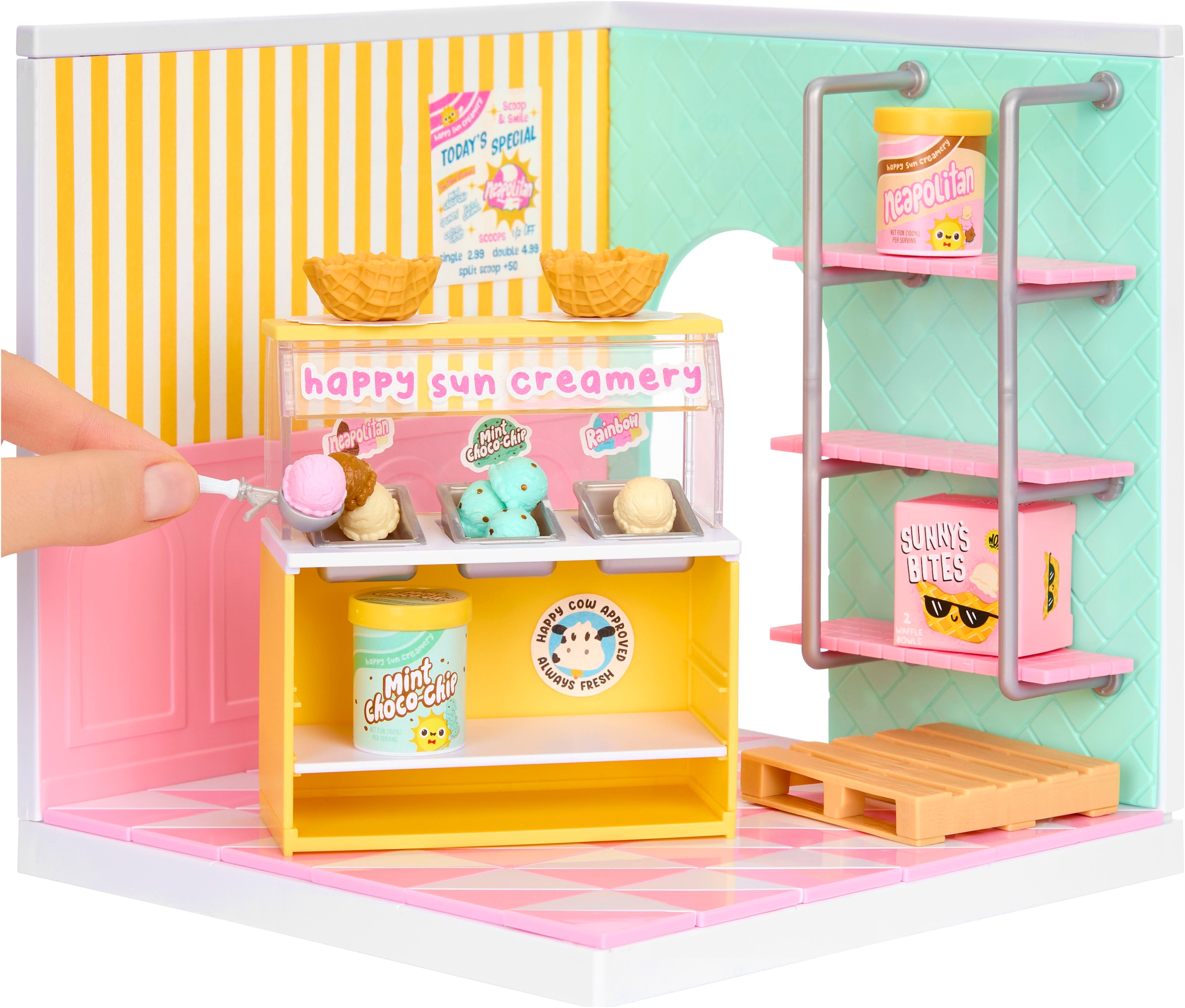 MGA ENTERTAINMENT Kreativset »MGA's Miniverse - Spaces Starter Pack- Ice Cream«