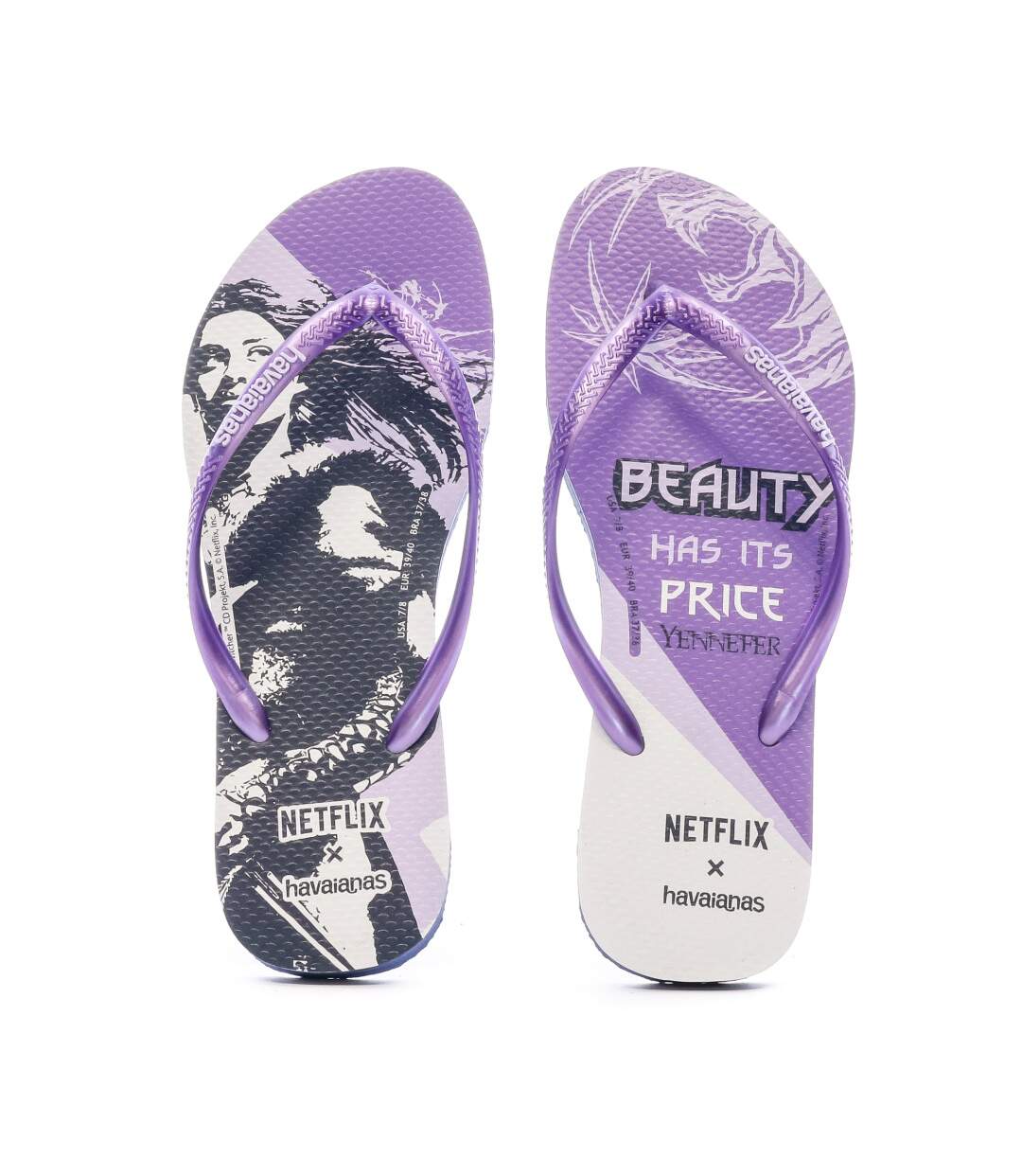 Tongs Violette Femme Havaianas Slim Netflix The Witcher