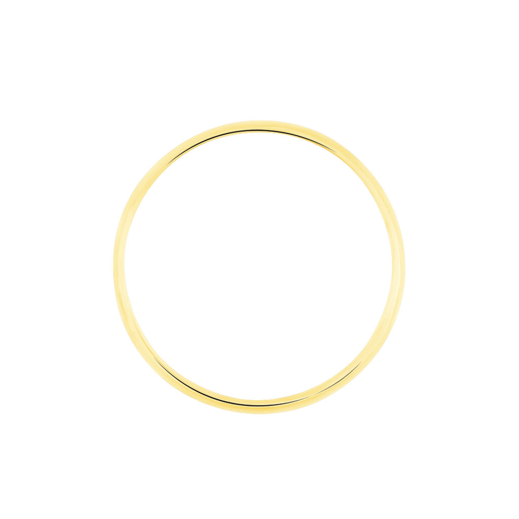 Alliance Demi Jonc Classique Or Jaune