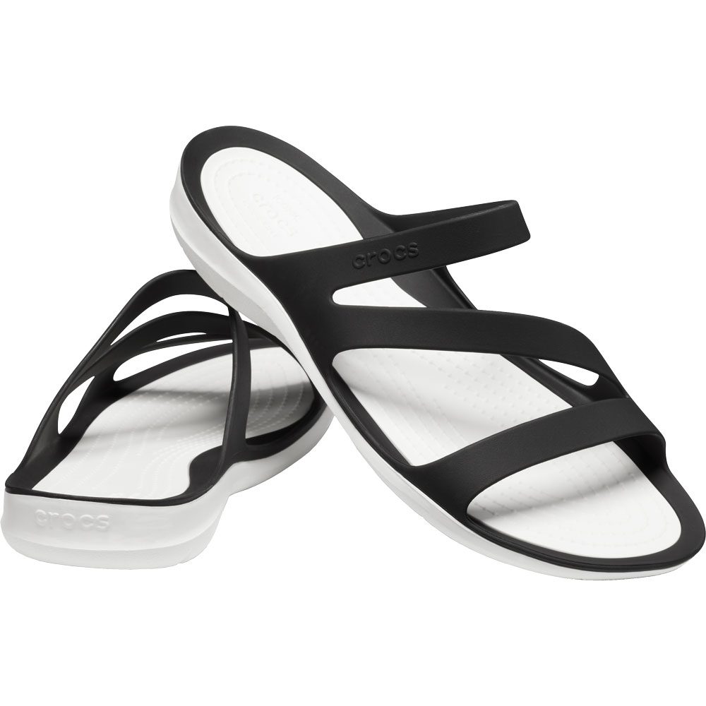 Crocs Swiftwater Sandalen Damen schwarz