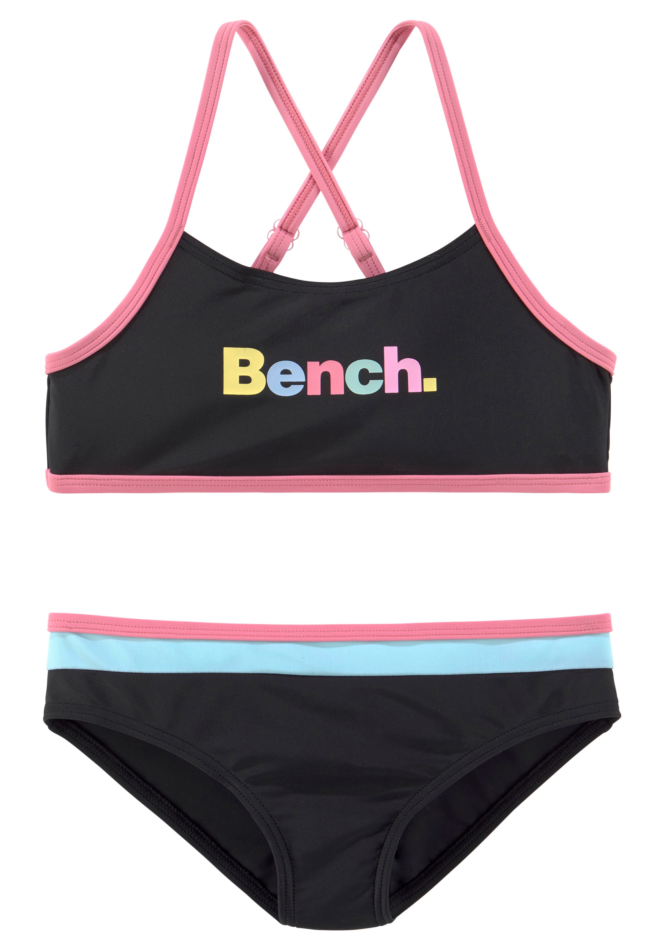 Bench. Bustier-Bikini , mit bunten Details