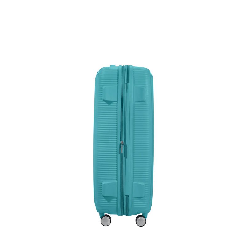 Valise rigide Soundbox Extensible 77 cm Turquoise Tonic