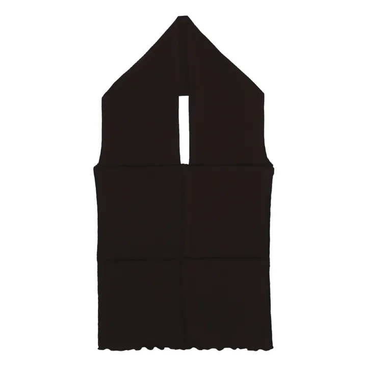 Baserange Top Côtelé Dos Nu Cinder Coton Bio | Chocolat