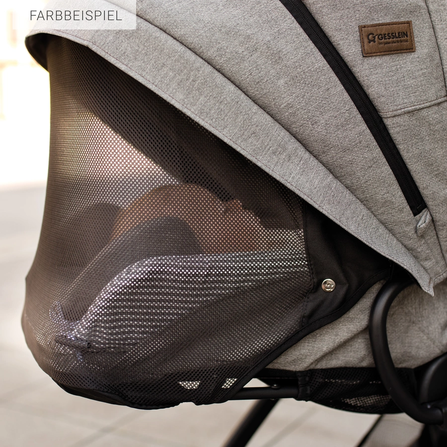 GESSLEIN Kombikinderwagen F4 Air+ mit Handbremse, eisblau meliert  Stern