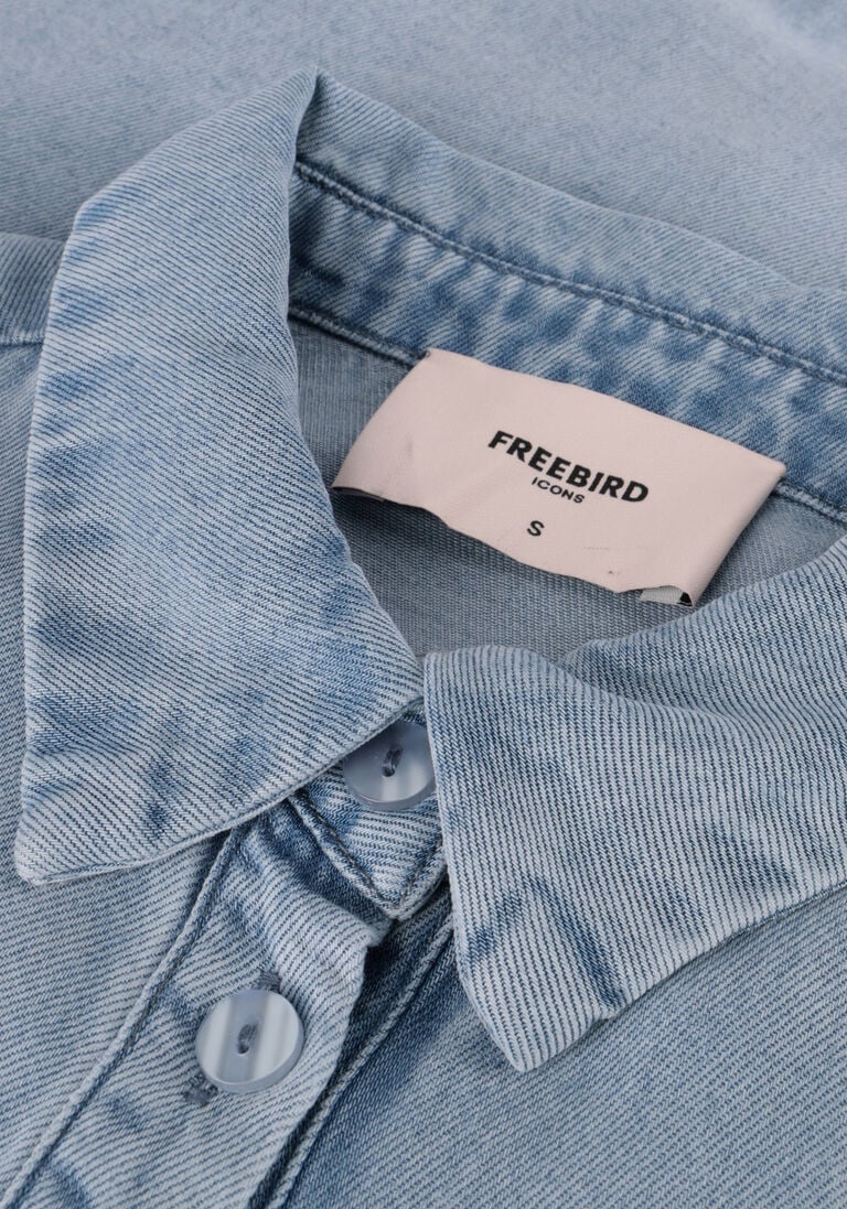 FREEBIRD blauwe freebird mini jurk dallah