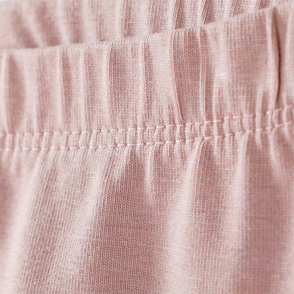 Topomini Pure Collection 2 Baby Leggings mit Blümchen hellbeige / puderrosa