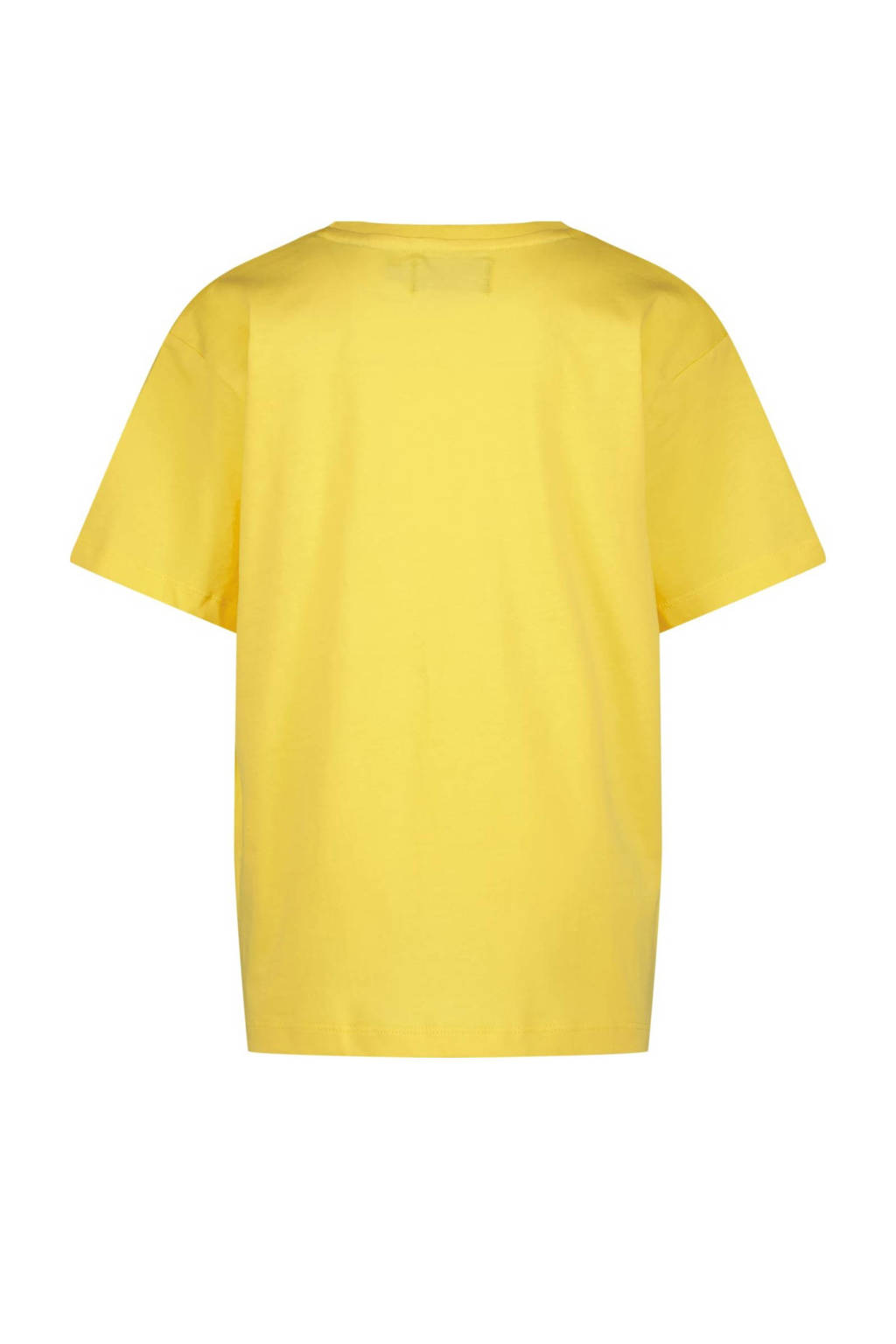 Raizzed T-shirt Halston met printopdruk geel