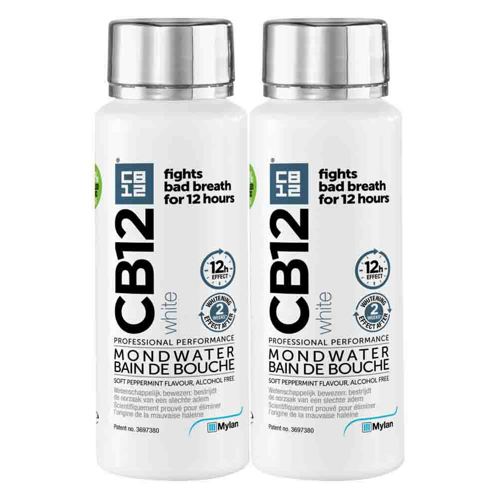 2x CB12 Mondwater White250 ml