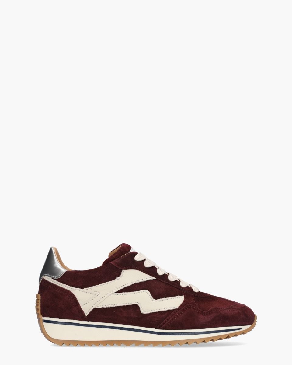Via Vai Mikki Alex Bordeauxrood Damessneakers
