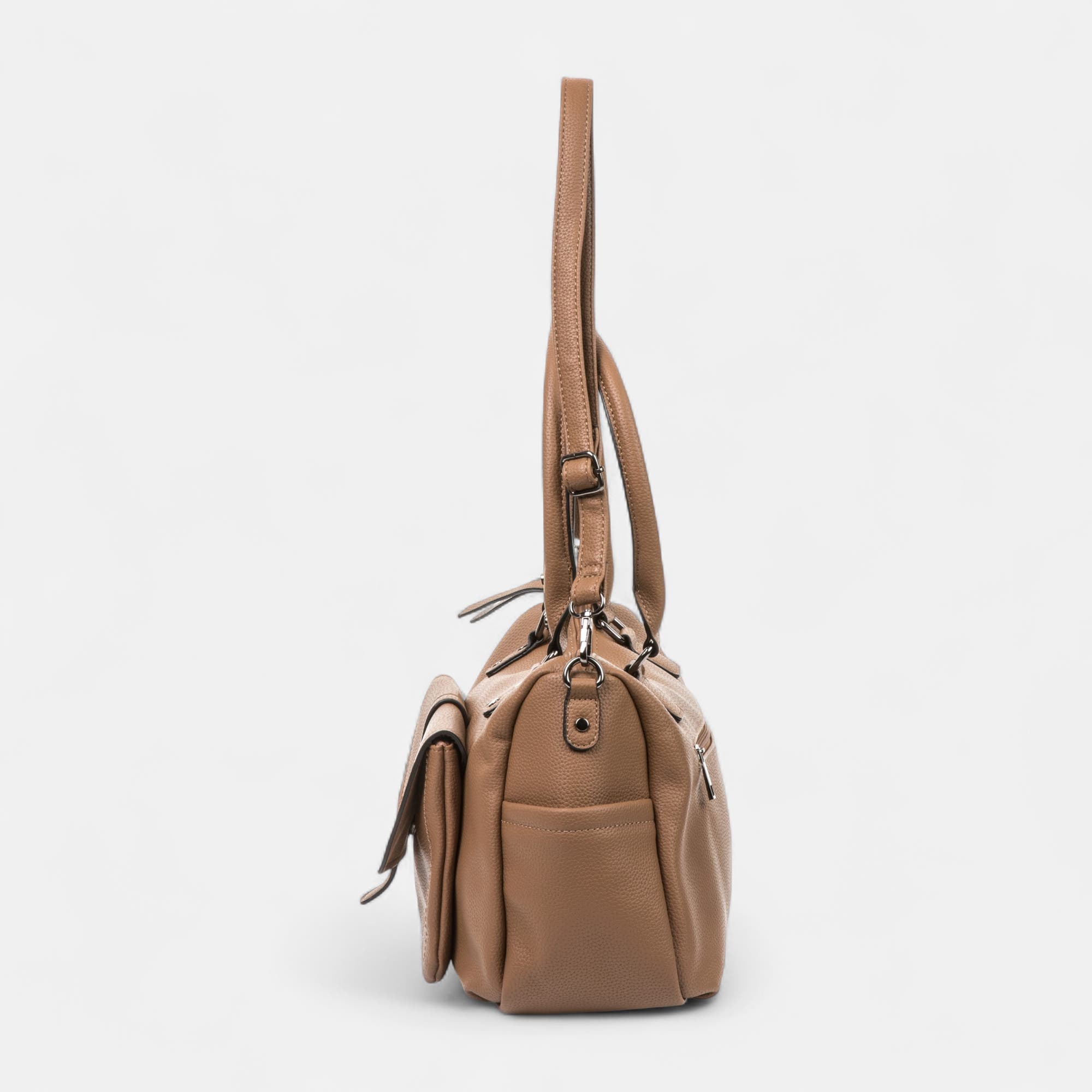Sac de shopping marron