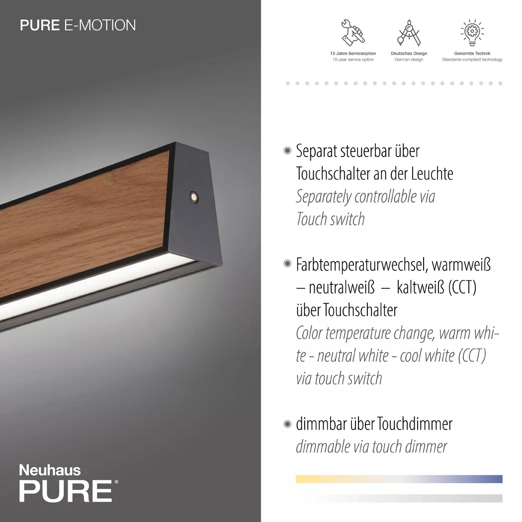 LED-Pendelleuchte Pure-Motion