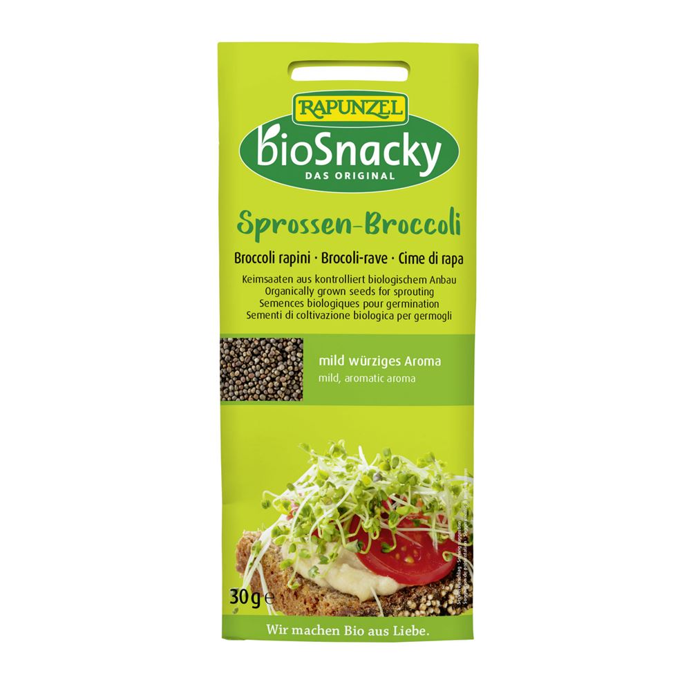 BIOSNACKY Sprossen-Broccoli<br>30 g, Beutel