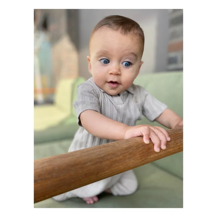 GOLD, Olalala Polo Polly Coton Bio | Gris clair
