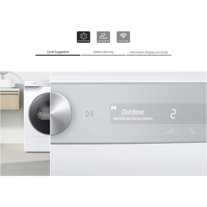 Samsung Wärmepumpentrockner DV 80T5220TW/S2