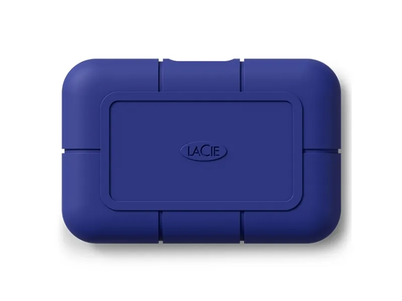 LaCie PRO5 STNA2000400 - SSD - 2 TB - robust - ekstern (bærbar) - Thunderbolt 5 (USB-C stikforbindelse) - blå - med Seagate Rescue Data Recovery