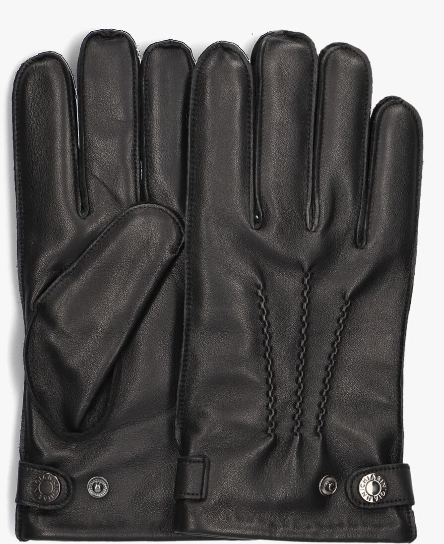 zwarte gianni chiarini handschoenen deerskin gloves